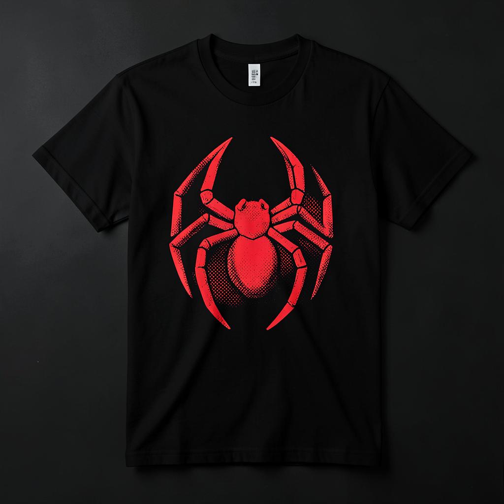 Spider emblem graphic t-shirt